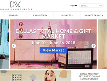 Tablet Screenshot of dallasmarketcenter.com